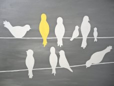 bird on a line